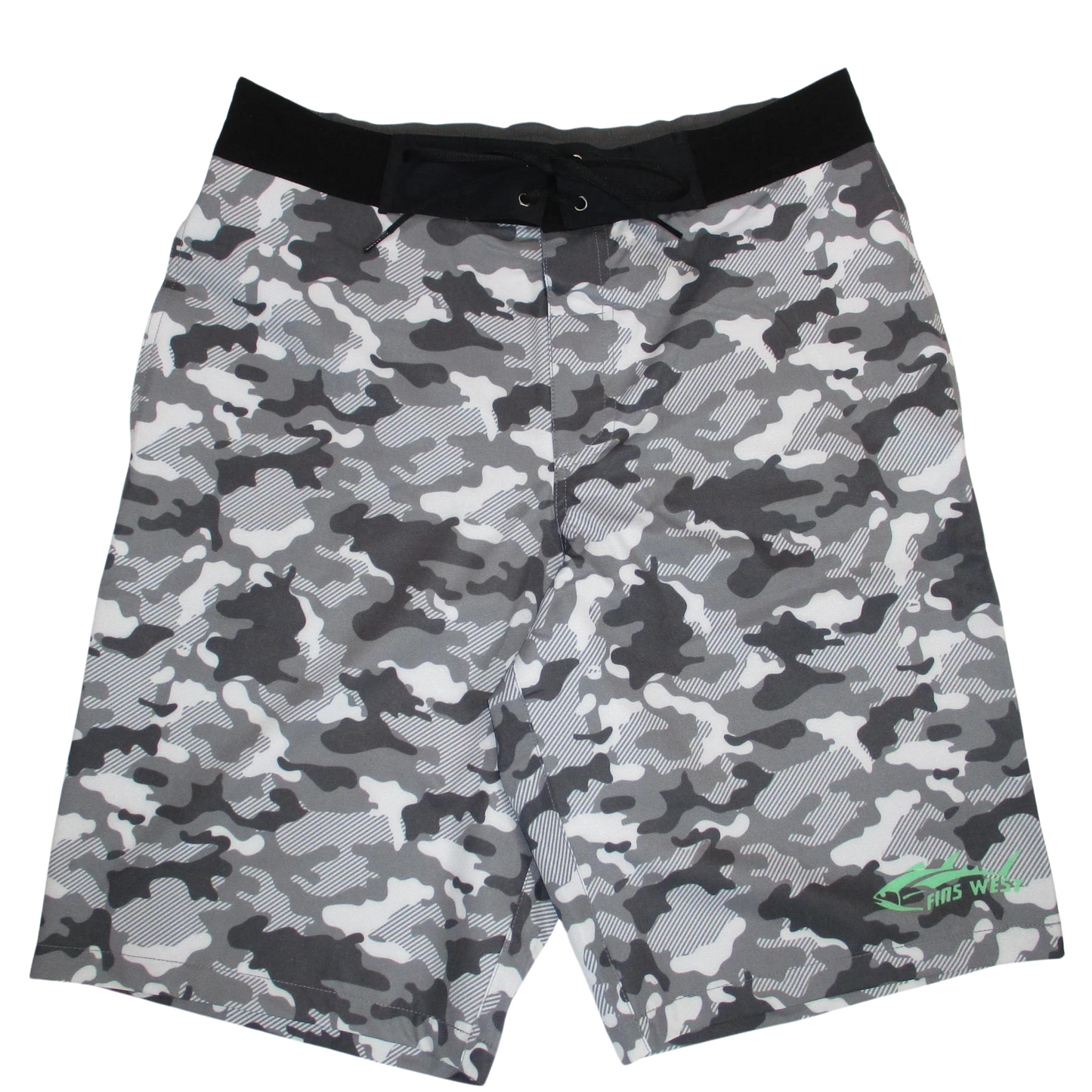 Fins West Performance Shorts White Camo