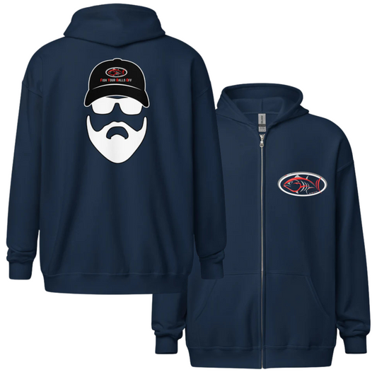 Fish Your Balls Off - Salty Beard Zip Hoodie